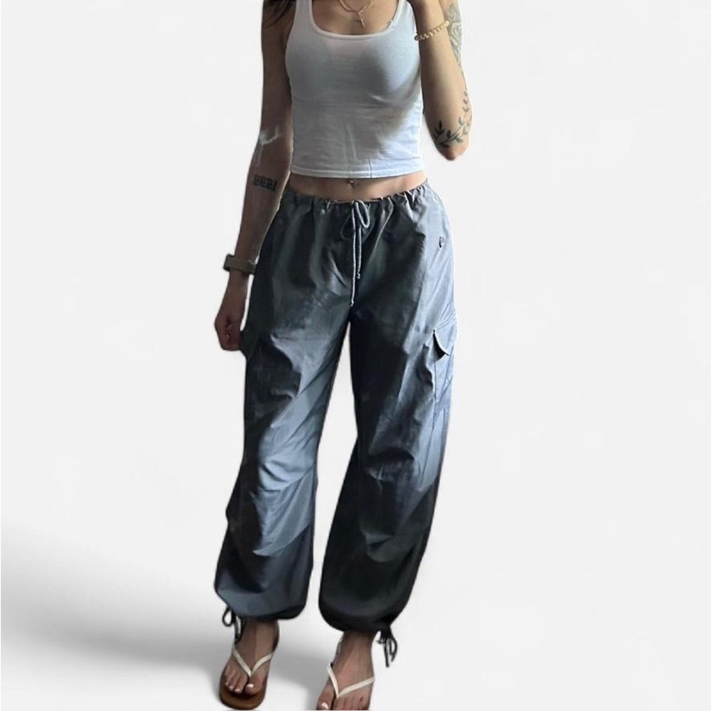 SHEIN Gray Cargo Pants - Size S (US/EU)